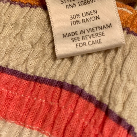 Striped Sleeveless Jumpsuit/Romper *Large (6/8?) - Picture 6 of 12